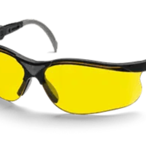 Protective glasses, Yellow X