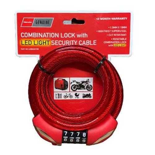 Honda Security Cable (Combination ? with LED)