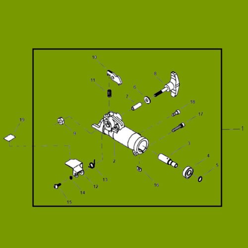 (for M230/M243)ECHO, SHINDAIWA GENUINE JOINT CASE COMPLETE P021028870