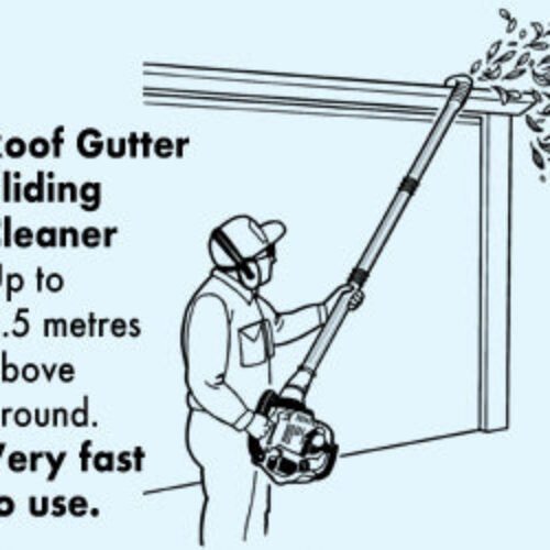 ATOM BLOWER ROOF GUTTER SLIDING CLEANER