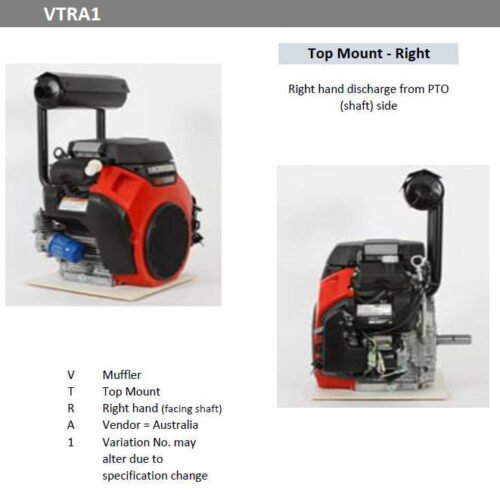 Honda GX630 / GX660 / GX690 Top Mount Muffler Assy