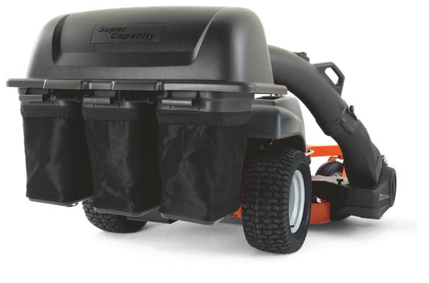 ZTR® Zero Turn Triple Bin Collection System with Blower Husqvarna