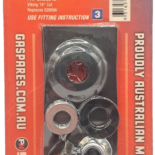 Masport 18″ Cushion Cut Mower Blade & Bolt Set x 2 (BNC5345)